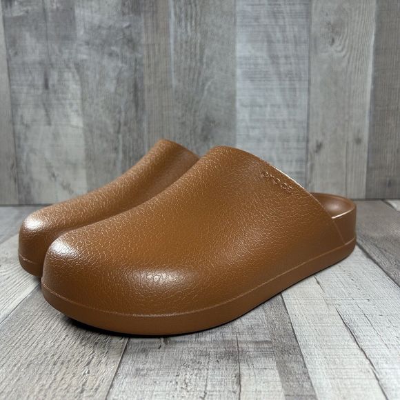 Crocs Shoes - Crocs Women's Dylan Clog Mules Slip On Waterproof Cognac Brown Size 8 209366-21N